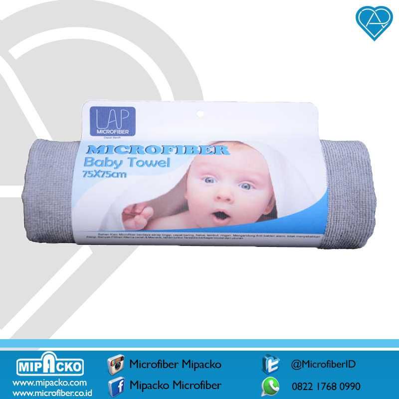 Handuk bayi microfiber lembut. polos