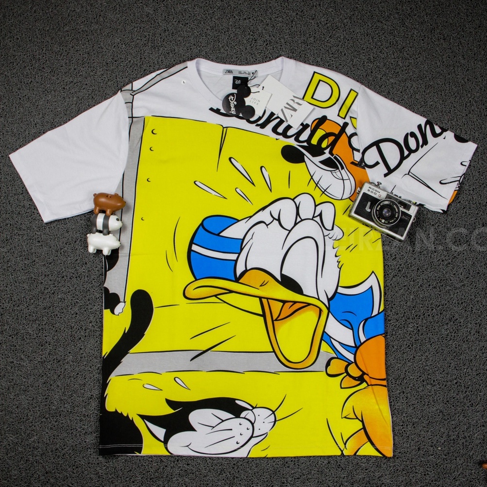 Kaos Zara Disney Donald Duck Mirror 1:1 Premium Quality