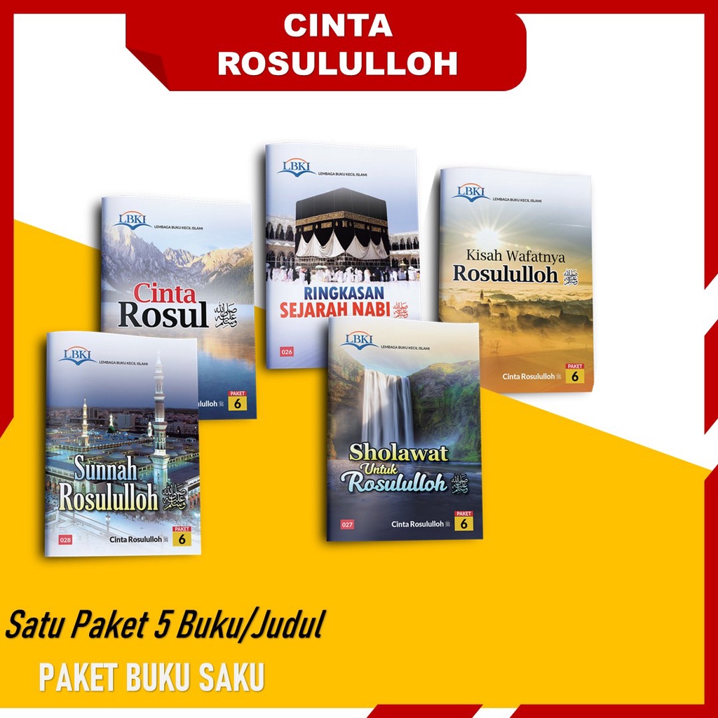 BUKU PAKET SAKU ISLAMI Ringkasan Sejarah Nabi  Sholawat untuk Rosululloh Sunnah Rosululloh Kisah Waf