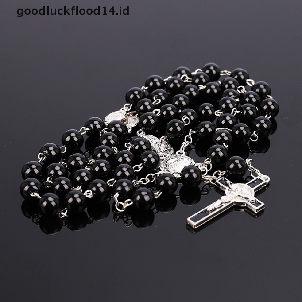 [OOID] 2020 New Fashion Handmade Catholic Rosary Cross Religious Pendants Necklace ID