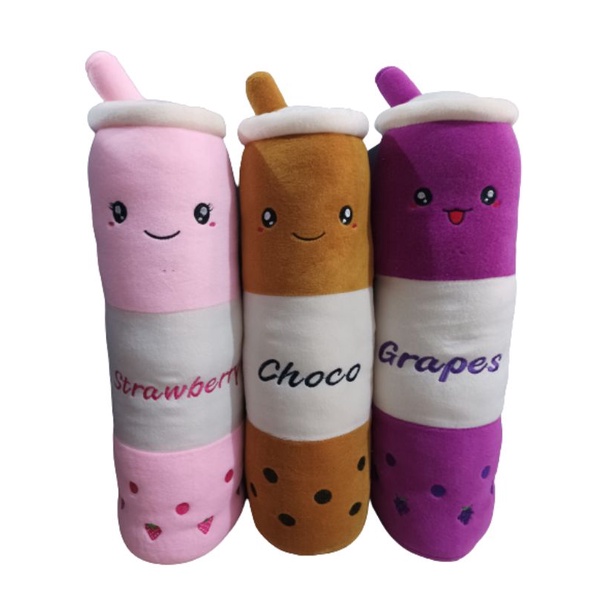 Guling boneka boba tinggi 60cm bahan lembut