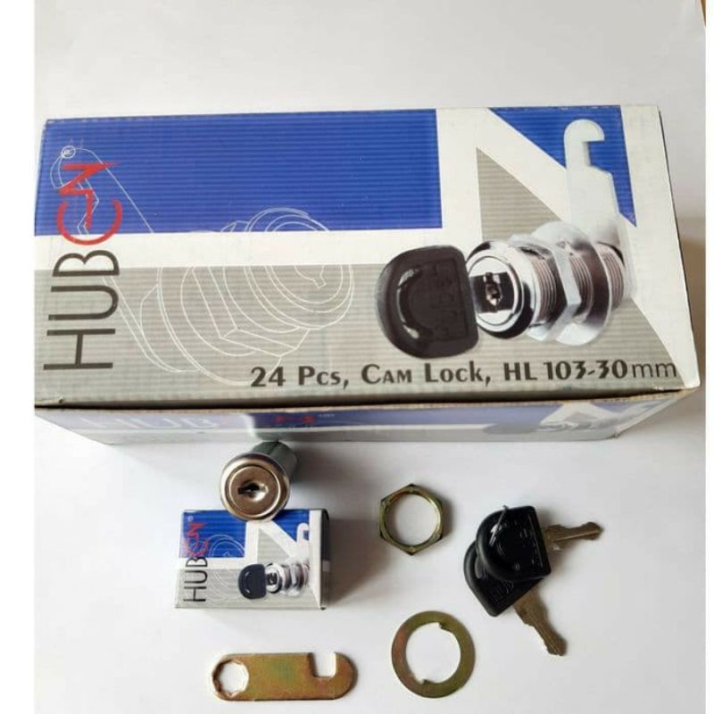 Kunci loker camlock 30 mm HUBEN