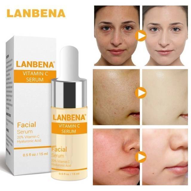 SERUM LANBENA UNTUK MEMUTIHKAN / MELEMBABKAN DAN MENGECILKAN PORI-PORI