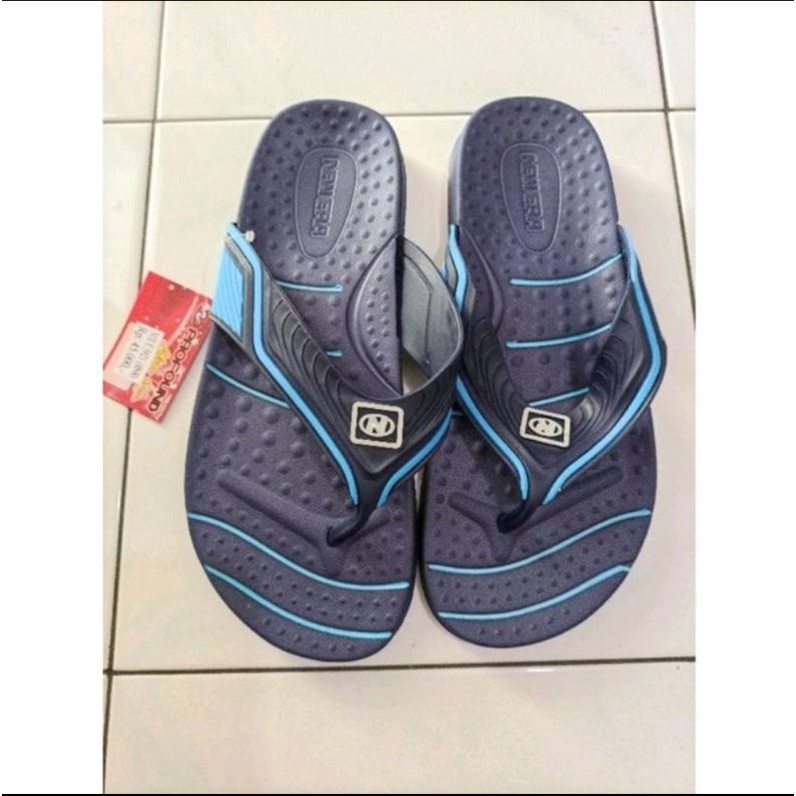 gof Sandal Jepit Pria New Era MB E 5021 (BSR) Besar Jumbo Karet Lentur Santai Rumah Sehari-hari Ringan size 39-44