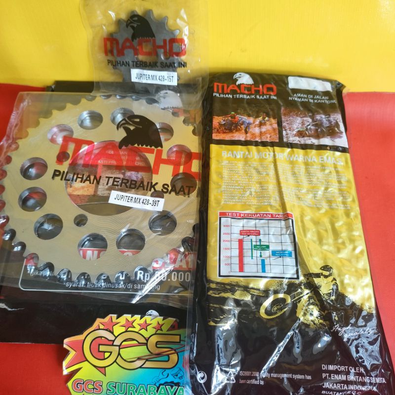 gear set,ger set,gir set,rantai gir paket full set jupiter mx old,Jupiter mx lama baja bakar lapis c
