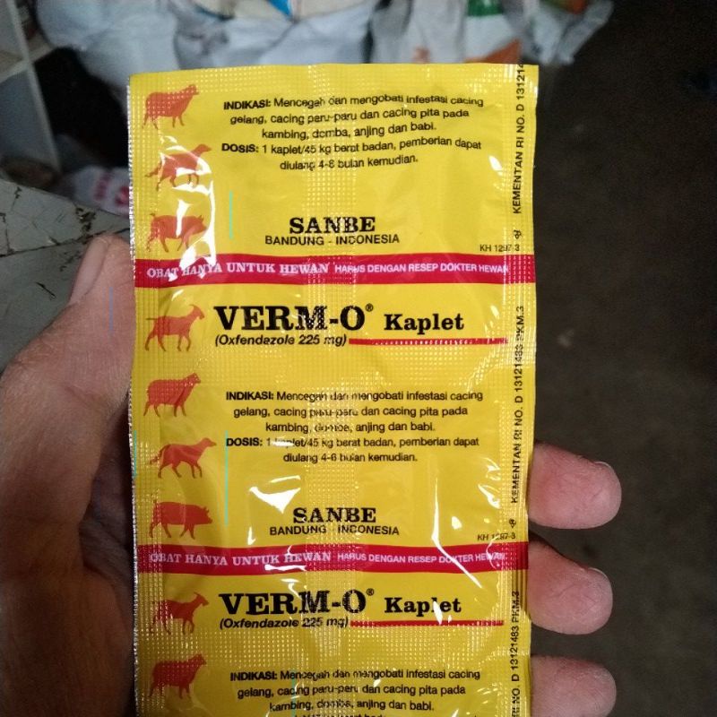 Verm-o kaplet (Obat cacing)