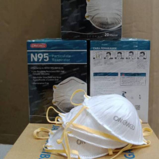 Masker N95 Particulate Respirator / Masker N95 Onemed Harga Per Pcs