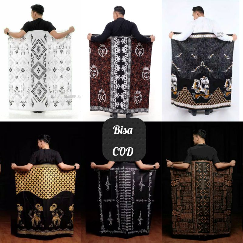 Promo Harga Sarung Wadimor Hitam Nu
