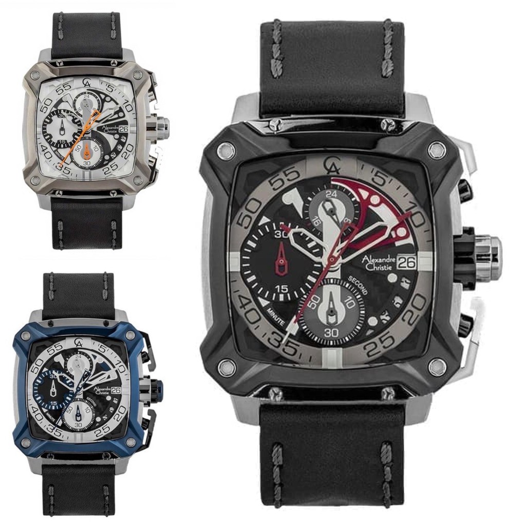 JAM TANGAN PRIA ALEXANDRE CHRISTIE AC3038 CHRONOGRAPH
