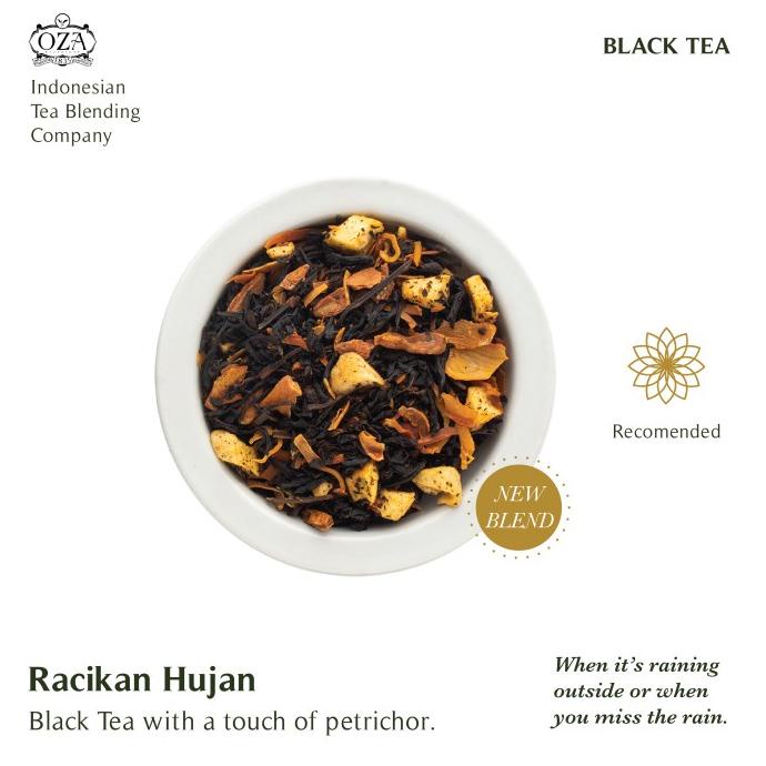 

(BISA COD) OZA Tea - Racikan Hujan | Black Tea | 40 gram (20 cups) LIMITED EDITION Kode 1474