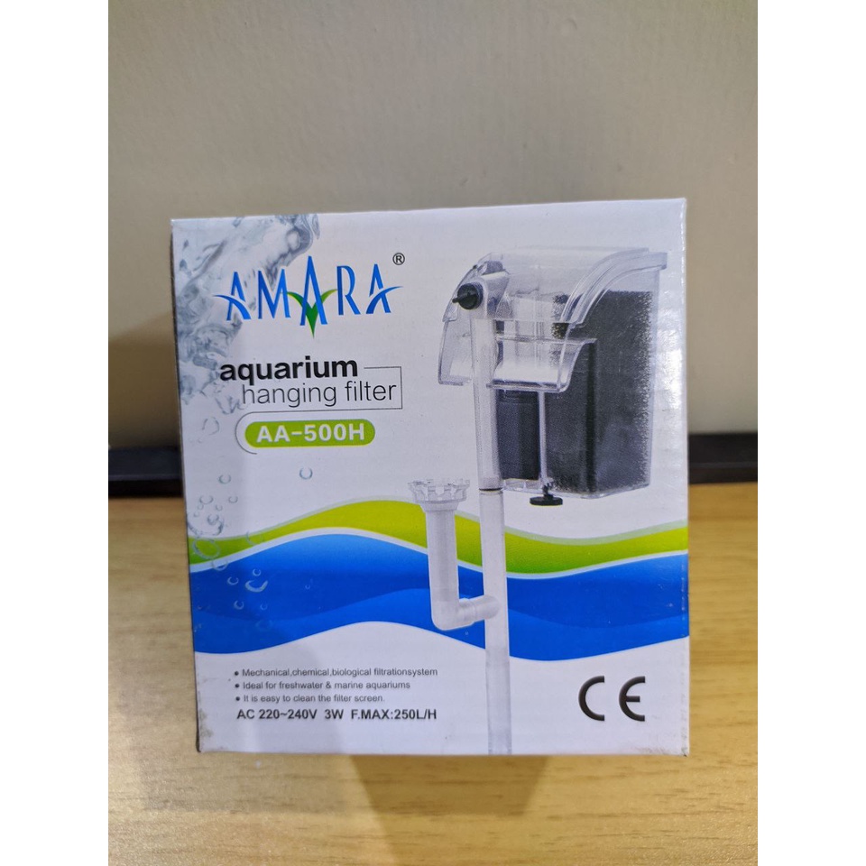 Amara Filter Gantung Hanging Filter Aquarium AA-500H AA 500H Aquascape