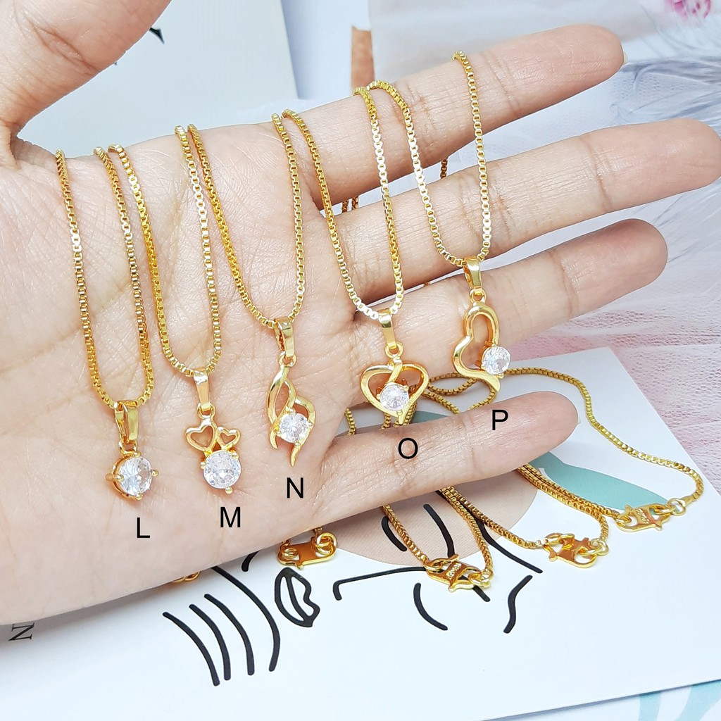 Kalung Xuping Wanita Batu Ungu Kupu RINN Jewelry - BN202