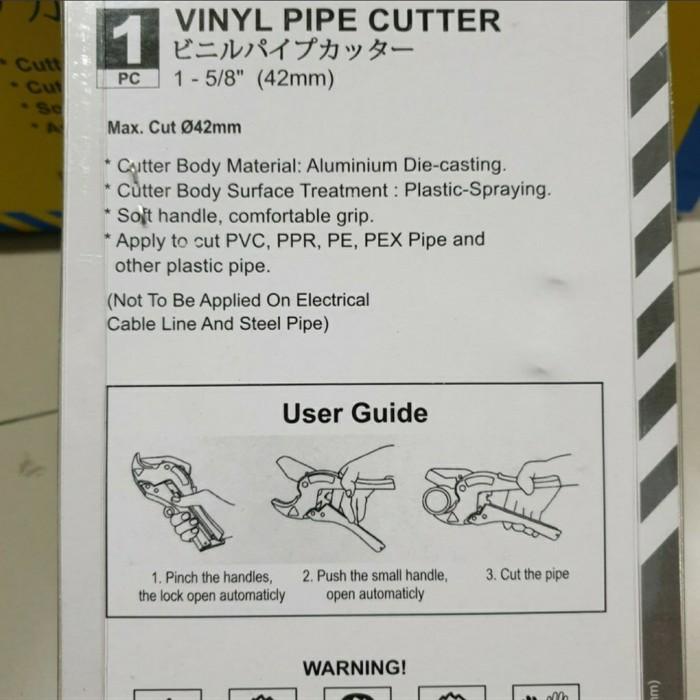 

Gunting Pipa Pvc Vinyl Lippro Pipe Cutter Pvc Lipro