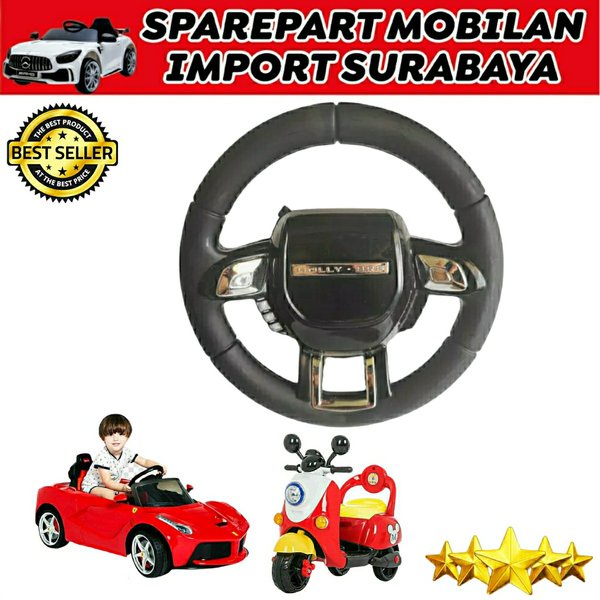 STEER MOBIL AKI MAINAN ANAK STIR MOBILAN ANAK POWER STEERING GTR MERCEDES BENZ RANGE ROVER PLIKO