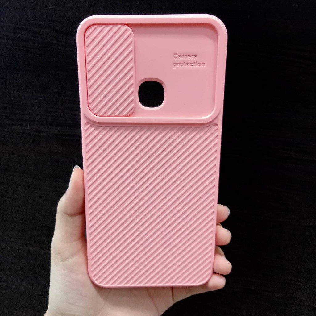 Case Termurah Softcase VIVO Y12 Y12i Y15 Y17 Y91C Protector Slide Camera Macaroon Pelindung Lensa