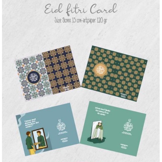 

KARTU LEBARAN/KARTU SELAMAT IDUL FITRI/KARTU LEBARAN UNIK/KARTU UCAPAN/EID FITR CARD/GREETING CARD