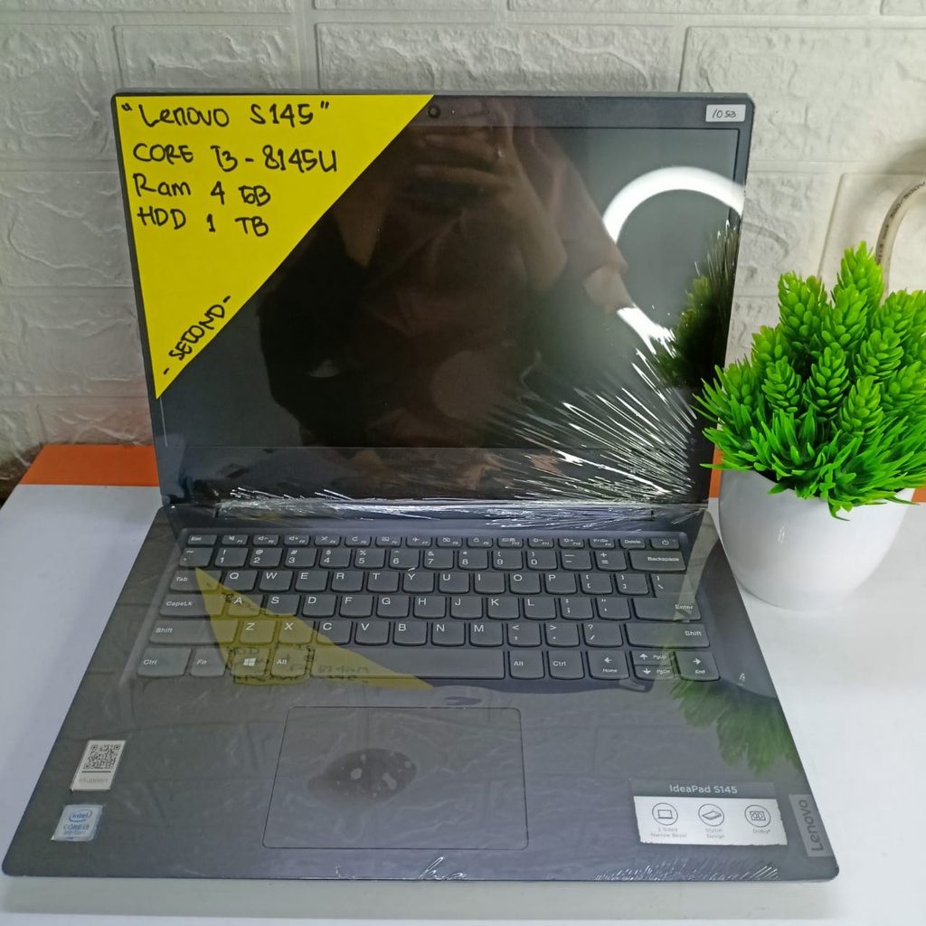 LENOVO S145 CORE I3-8145U RAM 4GB HDD 1TB 14 INCH