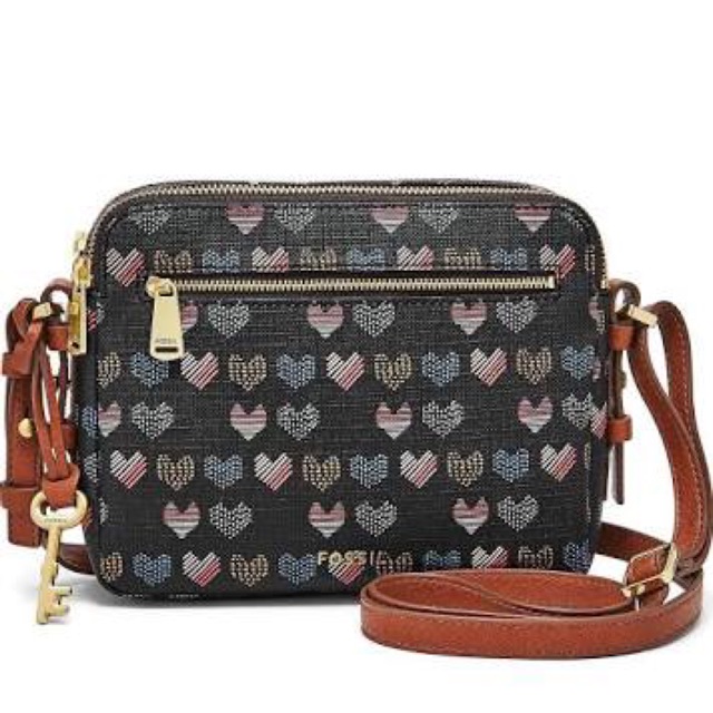 Fossil Piper Toaster Heart Crossbody