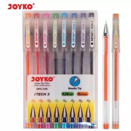 

Pulpen Pena Joyko GPC-325 iTech2 1 Set 8 Warna / Color Gel Pen