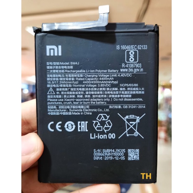 Baterai Redmi Note 8 Pro 8Pro Battery Mi4i Mi 4i BM33 BM4J ORIGINAL