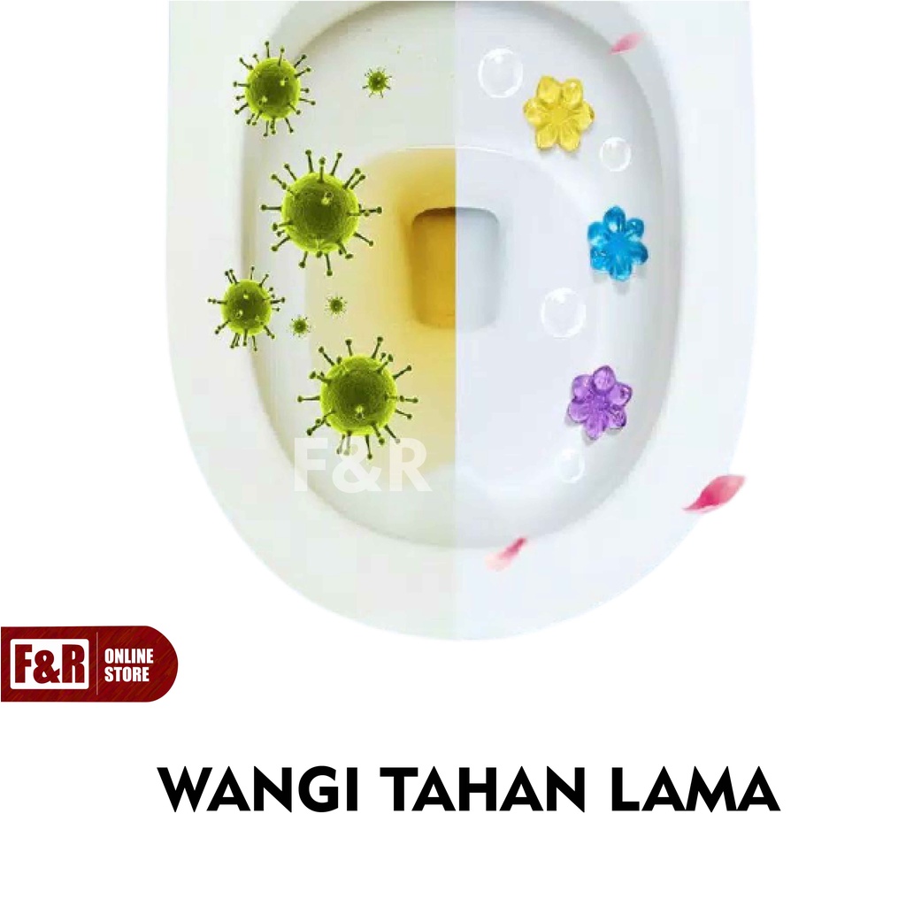 Gel Pengharum Kloset Closet Duduk Jongkok Berdiri Wastafel Gel Pembersih Toilet Kamar Mandi 6 Varian