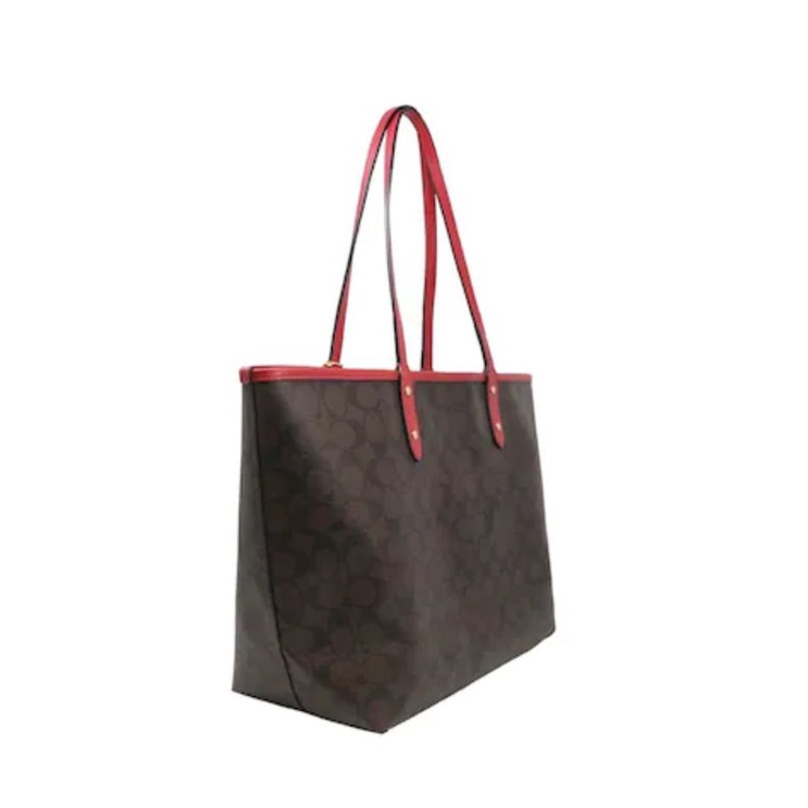 Coach Reversible City Zip Tote In Signature Canvas (C36658)