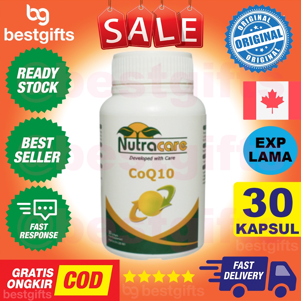 NUTRACARE NUTRA CARE COQ10 COENZYME CO ENZYME Q10 ENZIM KESEHATAN JANTUNG KOLESTEROL MIGRAIN 30 KAPSUL (EXP : 07/23))