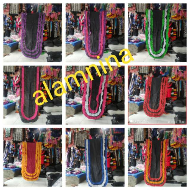 Kemul selimut barongan anak SD 2m