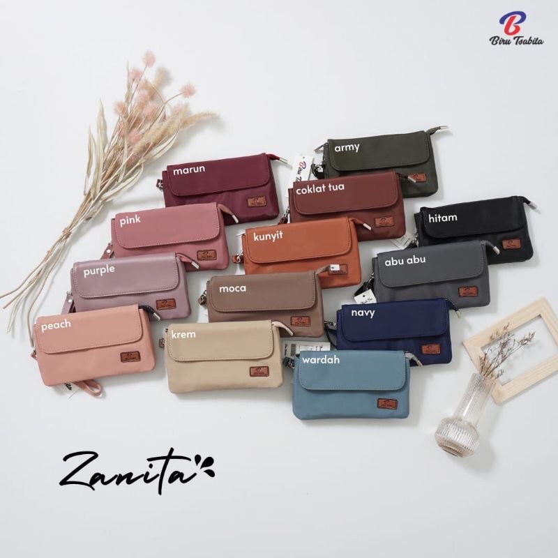 Biru Tsabita || Zanita Pouch by biru Tsabita || tas make up || pouch || handbag