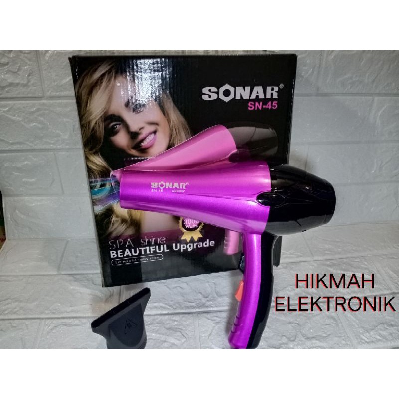 hairdryer sonar SN-45/Hairdryer besar/pengering rambut