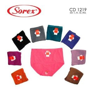 Unik Celana Dalam CD Wanita Maxi Cantik Big Size Sorex 1219 ORI Diskon