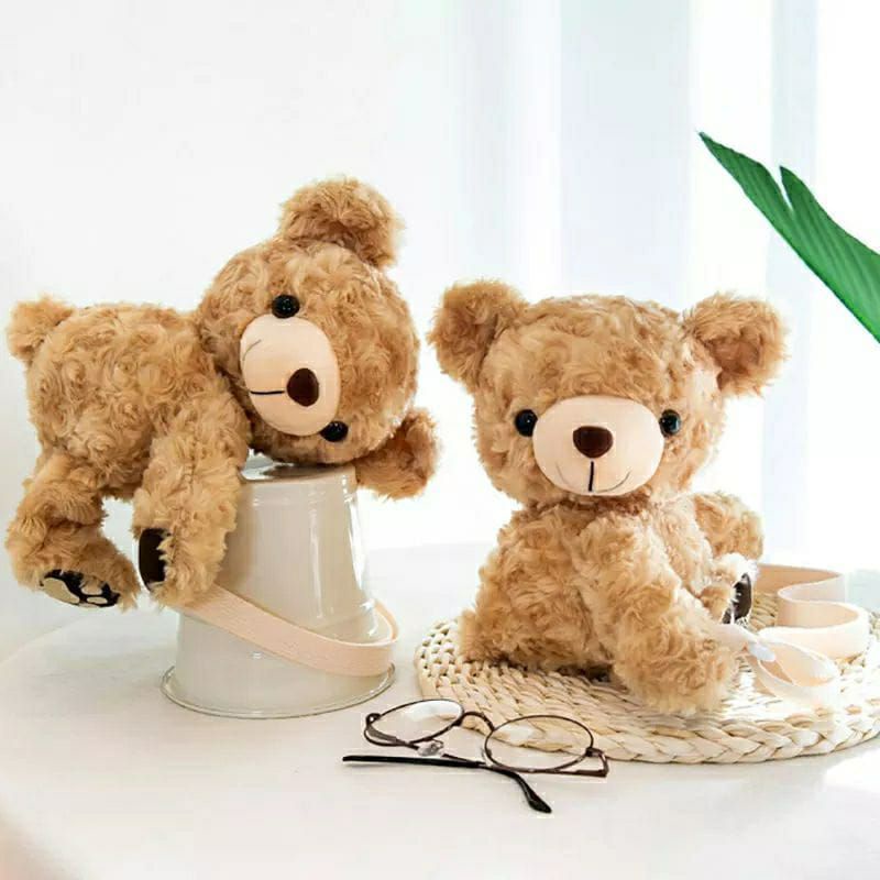 COD boneka teddy bear / tas slempang boneka beruang / tas beruang merangkul / teddy bear / tas slempang merangkul