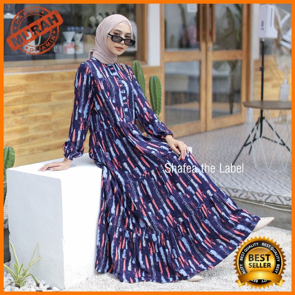 Gamis Wanita Terbaru ! Homey Dress Zahra Gamis Katun by SHAFEA THE LABEL | GAMIS RAYON | BISA COD !!!