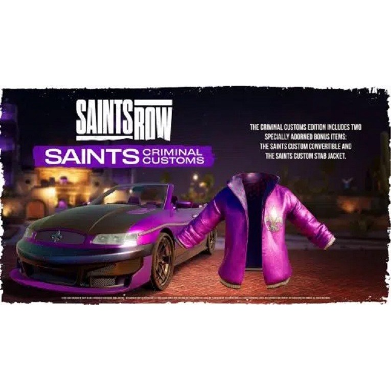 PS4 Saints Row Notorious Edition