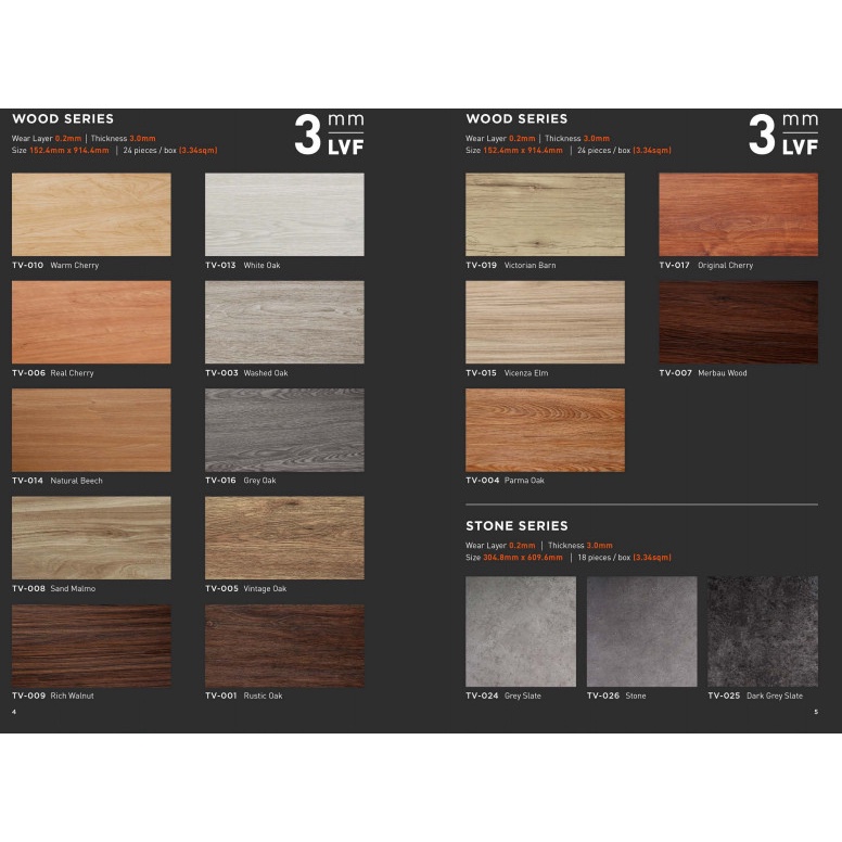 Lantai Vinyl TACO/lantai kayu/Lantai indoor