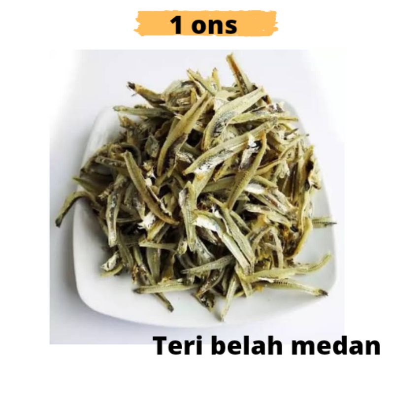 

IKAN ASIN TERI BELAH MEDAN 1 ONS KUALITAS SUPER