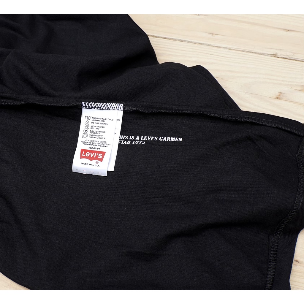 Kaos Levi's | Kaos Pria | San Francisco Hitam | KLPSF - 01