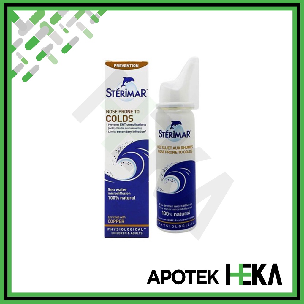 Sterimar Nose Prone to Cold 50 ml - Mengatasi Hidung Tersumbat Flu (SEMARANG)