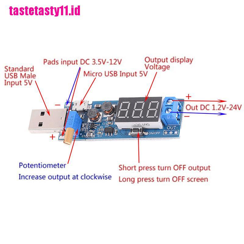 Modul power supply boost converter 5V DC-DC USB step up / down