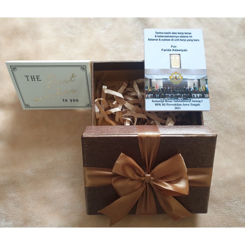 Logam Mulia Emas ANTAM Custom Design Gift Series Certieye Certicard