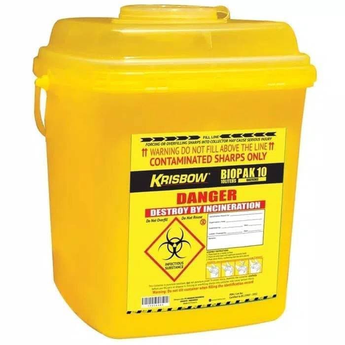 

Krisbow Medical Bin Biopak 10L Tempat Tong Sampah Medis Kesehatan 10 L hg~2346