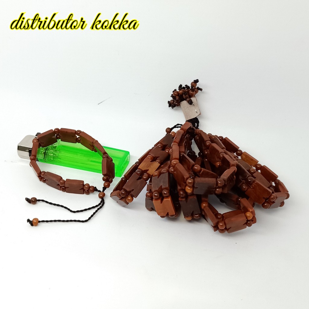 ( SUPER MURAH ) Harga grosir 10 pcs gelang Kokka kaukah N coklat