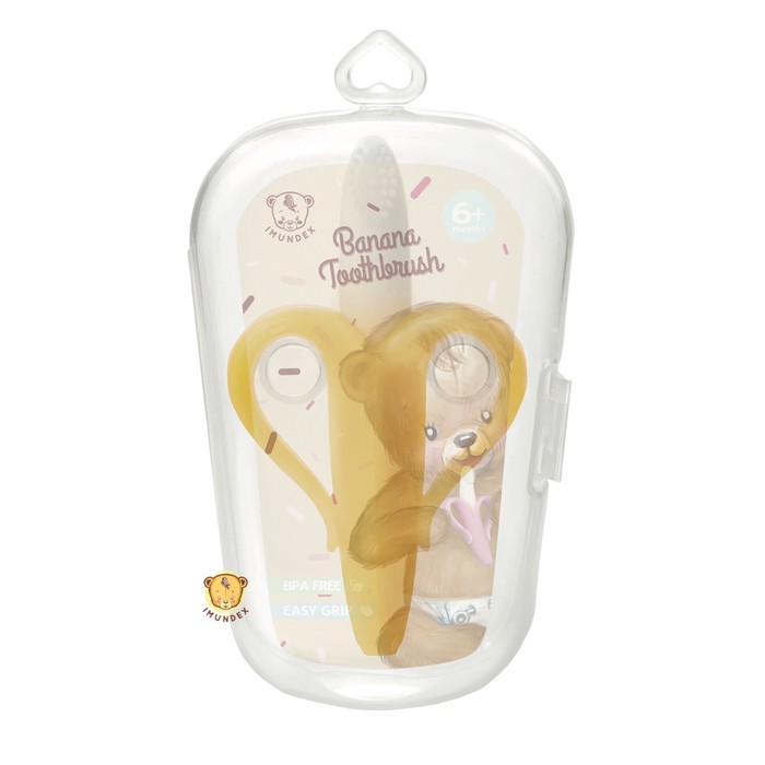 IMUNDEX MURAH GIGITAN BAYI TEETHER BANANA / GIRAFFE / FRUIT GRIP / GLOVE SILICONE