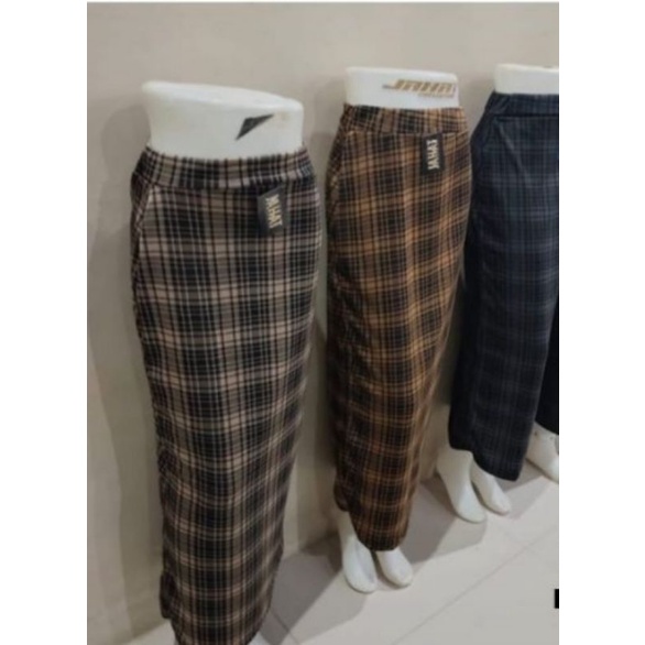 ROK TARTAN TARTAN SKIRT [ROK KOREA TARTAN] ROK KOTAK KOTAK ROK PANJANG SPAN