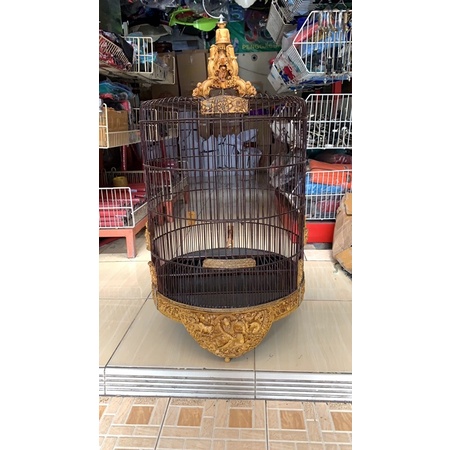 SANGKAR KANDANG UKIR FIBER MURAI BATU NO 2