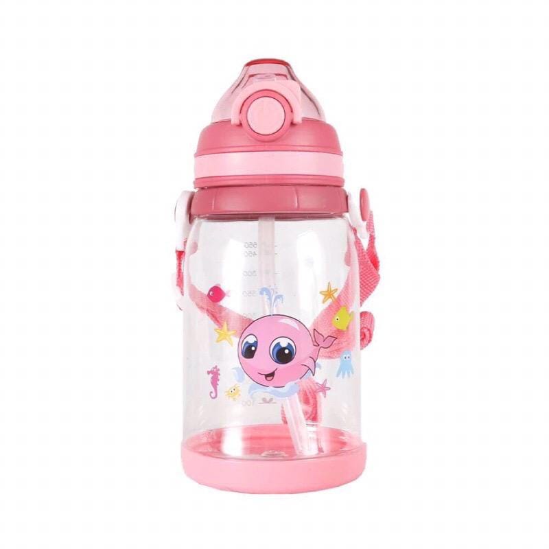 BOTOL MINUM ANAK seliya KARAKTER LUCU HEWAN LAUT 2667 BPA FREE 500ML
