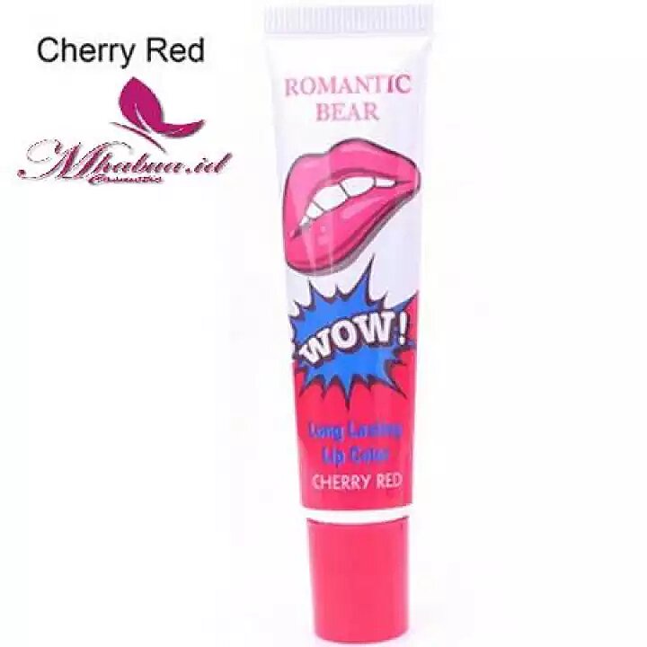 ❤️COD❤️ ROMANTIC MAY/ BEAR LIP TATTO Lip Gloss Tattoo Peel Off 6 Warna Anti Air Tahan Lama