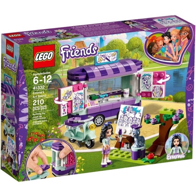 LEGO 41332 FRIENDS Emma Art Stand