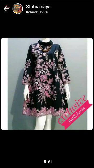 Atasan Batik Wanita Dolby Dolbi Dobby Tenun Sutra Tulis Katun Atbm Baron Atasan Batik Wanita Modern