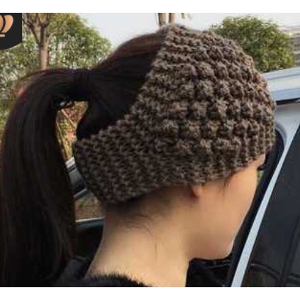 Korea Rajutan Bertepi Lebar Ikat Kepala Wanita Penutup Rambut Putih Ikat Kepala Manis Mori Wanita Hangat Ikat Kepala Ikat Kepala Rambut Aksesoris Hairband